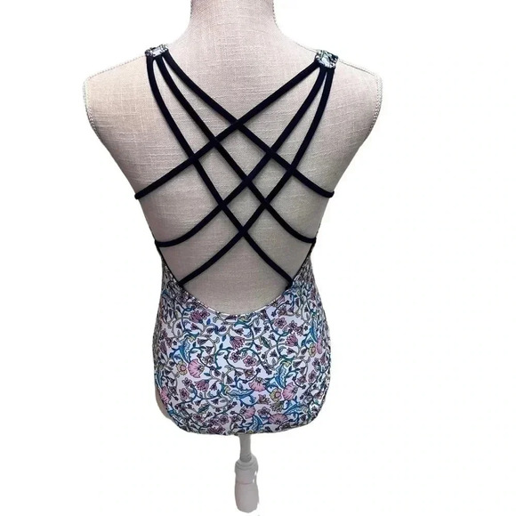 WOMEN’S KONA SOL 1 PIECE SWIMSUIT•SIZE MEDIUM•MULTI COLORED FLORAL DESIG… - Picture 3 of 9